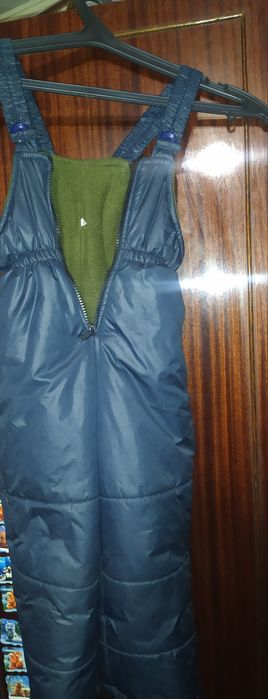 Продається теплі штани на бретельках