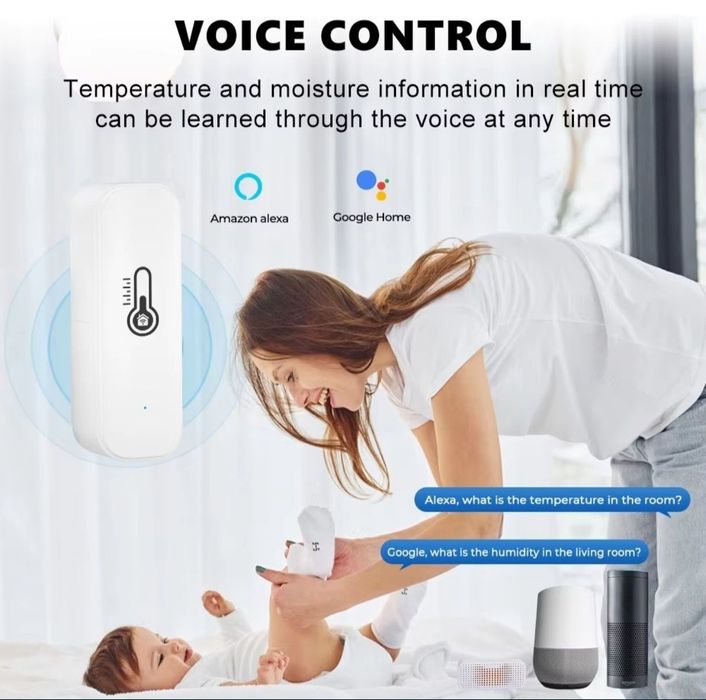 Czujnik WiFi temperatury i wilgotności Smart Home