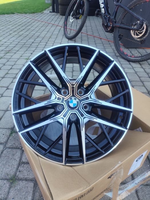 Fabrycznie nowe alufelgi felgi aluminiowe 18 5x120 et45 front polerowany bmw 1 X1 x2 x3 m-pakiet E81 E82 E88 E87 F20 F21  F30 f31 e84 e83 f25 z3 Z4