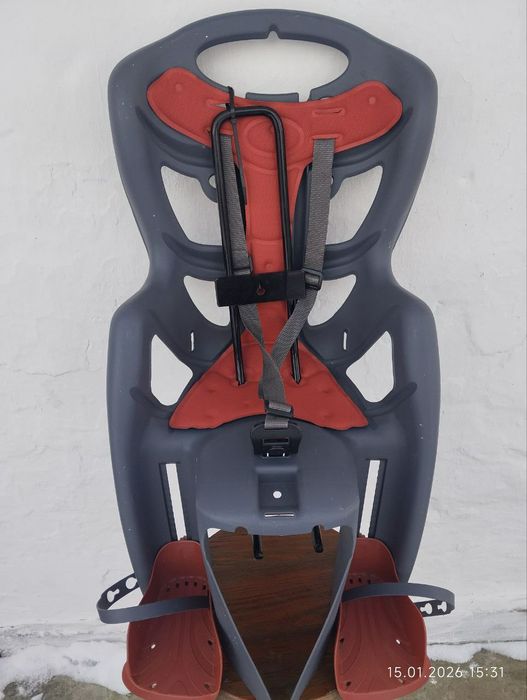 Велокрісло Bellelli Pepe.до 22кг: Італія.Дитяче велосипедне сидіння!