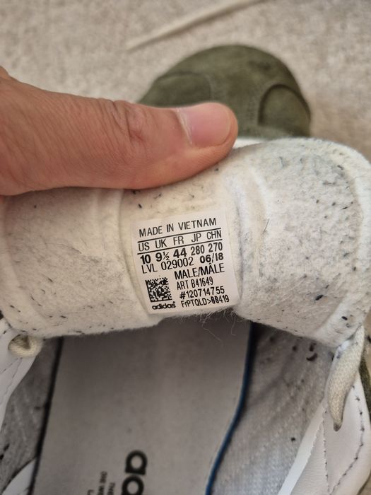 Ténis Adidas Gazelle Verde – Tamanho 44 (US 10,5) – Excelente Estado