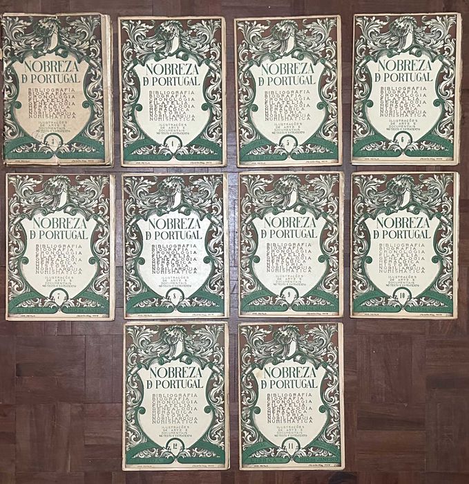 Nobreza de Portugal - Editorial Enciclopédia, Lda (12 Fascículos)