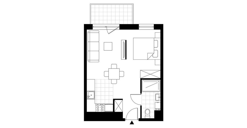 1-pokojowe mieszkanie 33m2 + balkon Bez Prowizji