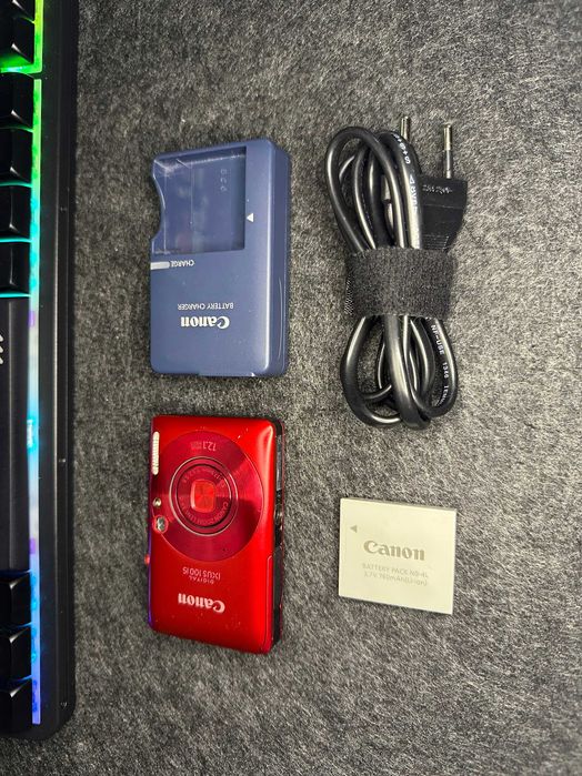 Aparat cyfrowy Canon Digital Ixus 100 IS Y2k retro