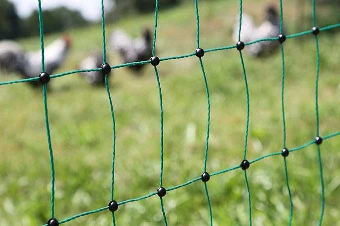 Siatka elektryczna dla drobiu Premium, 50 m, 122 cm, podw. szpic Kerbl