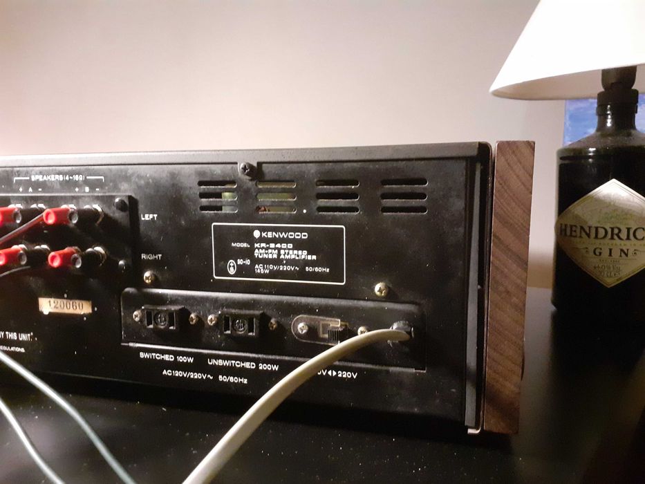 Kenwood Stereo Receiver KR-3400 -Tuner/Amplificador.