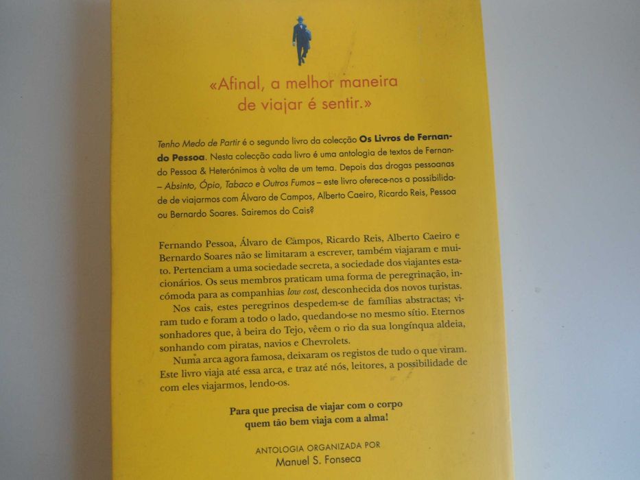 Tenho Medo de Partir-Um livro de Viagens por Fernando Pessoa