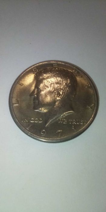 Moeda americana half dólar de 1971