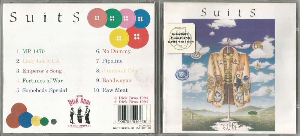 FISH (MARILLION) - Suits (Limited Edition) CD [UK]
