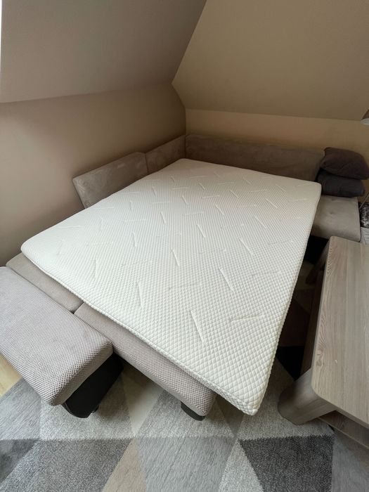 Topmaterac 160x200 GOLD T110 szary WELLPUR