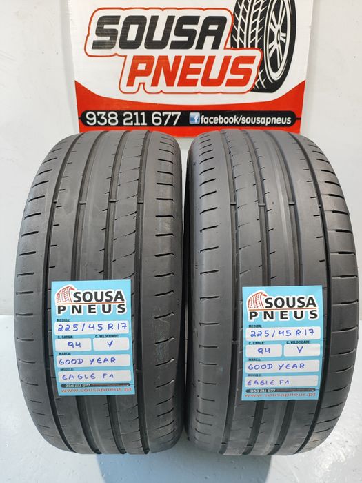 2 pneus semi novos 225-45R17 Good year - Oferta dos portes
