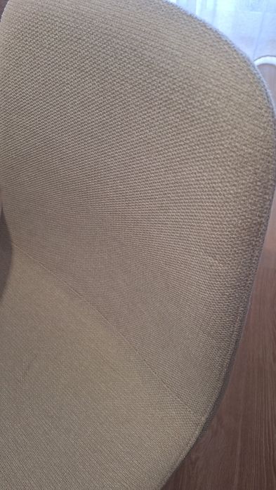 5 cadeiras bege novas