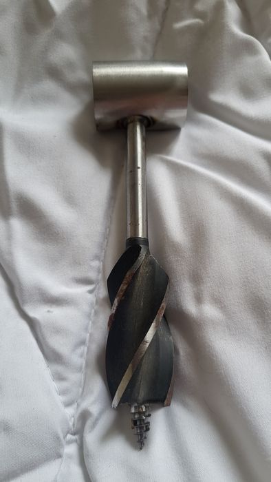 Шнекове свердло бур 25 мм для деревообробки та виживання