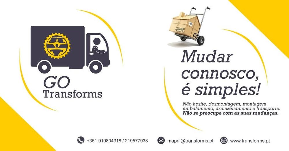 Aluguer carrinhas com motorista Transportes e Mudanças