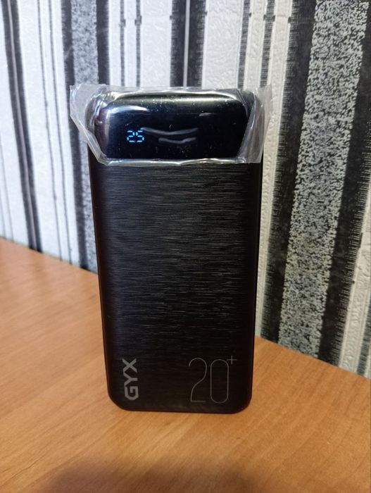 Power Bank GYX 20000mAh з дисплеєм та швидкою зарядкою