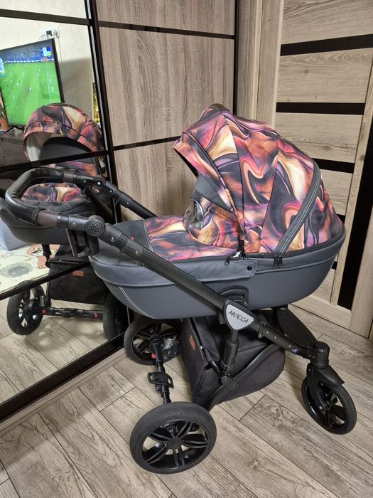 Коляска дитяча 3 в 1 Verdi Mocca, рожева