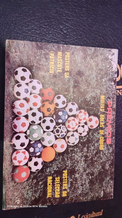 Caderneta de futebol 84 completa