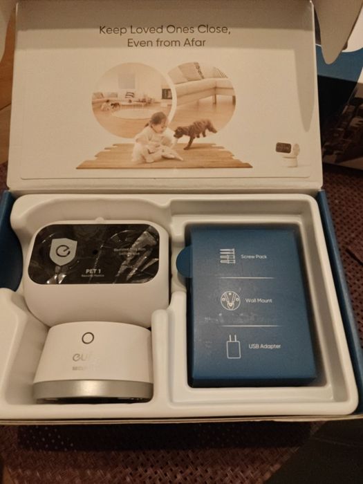 Kamera Wewnętrzna EUFY S350 Podwójna 4K +2K 130° WIFI 6 PTZ