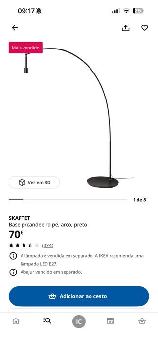 Candeeiro de pé