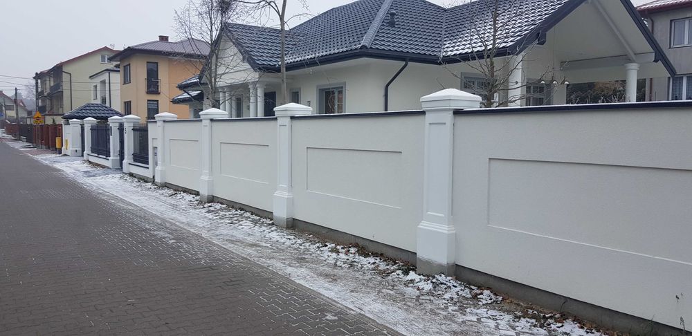Słupy Stylowe,Betonowe,Ogrodzenia Pałacowe,Dworkowe,Bloczki gładkie