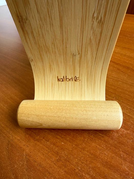 Suporte para Auscultadores design em madeira de bambu