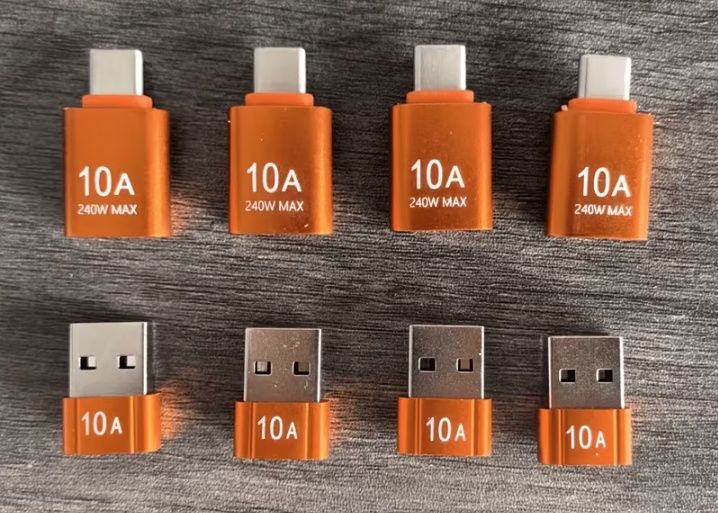 адаптер переходник Tape-с USB 10А 240w