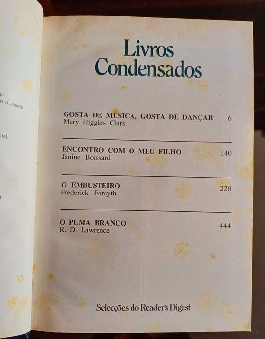 Selecções do Reader's Digest - Livros Condensados