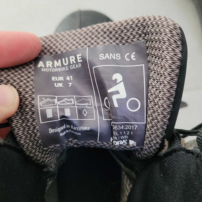 Vendo botas para motard Armure tamanho 41