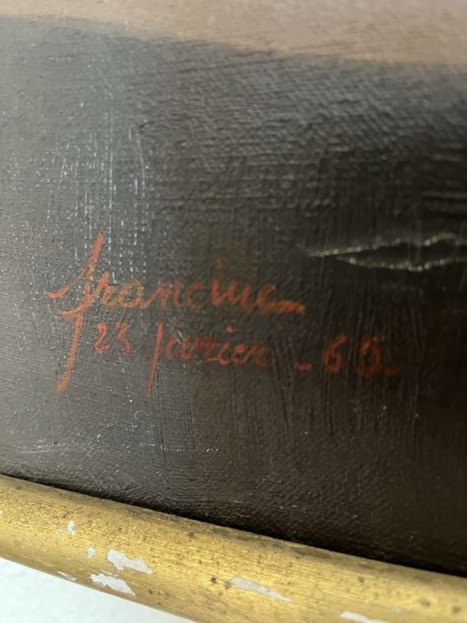 Quadro pintado á mão