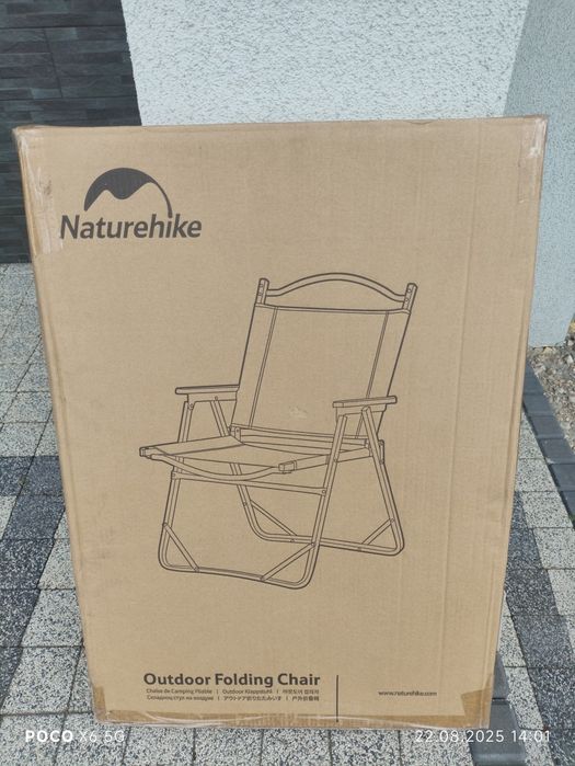 Krzesła  naturehike kempingowe turystyczne nowe