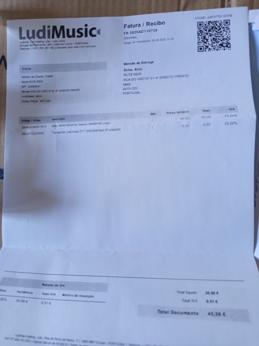 Saco Ibanez para baixo, completamente novo.