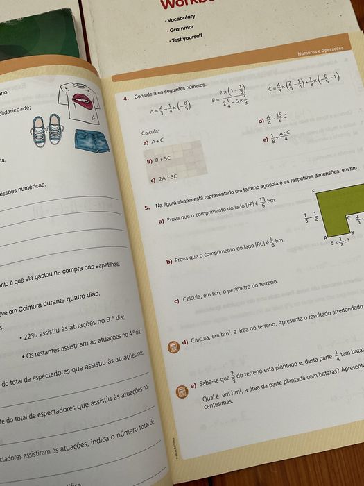 Lote de livros de atividades 7o ano