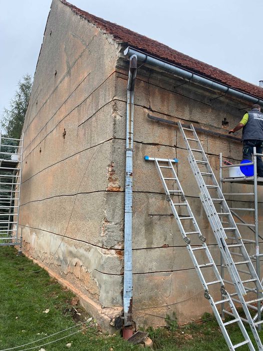 Naprawa wzmacnianie murów pęknięć ankrowanie darmowa wycena elewacje
