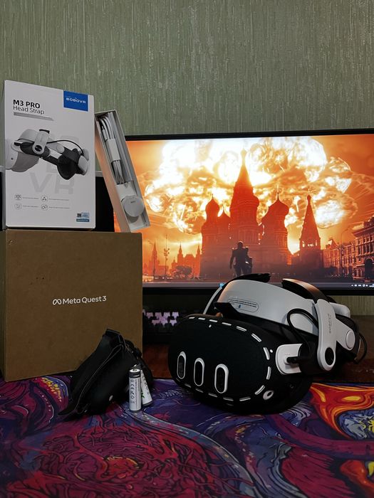 Meta Quest 3 512gb + Bobovr m3 pro