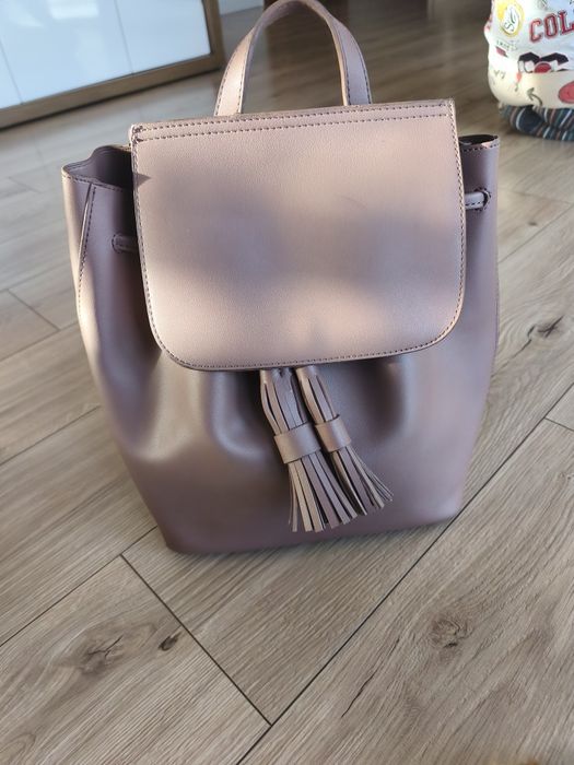 Plecak damski brudny róż Reserved stan idealny