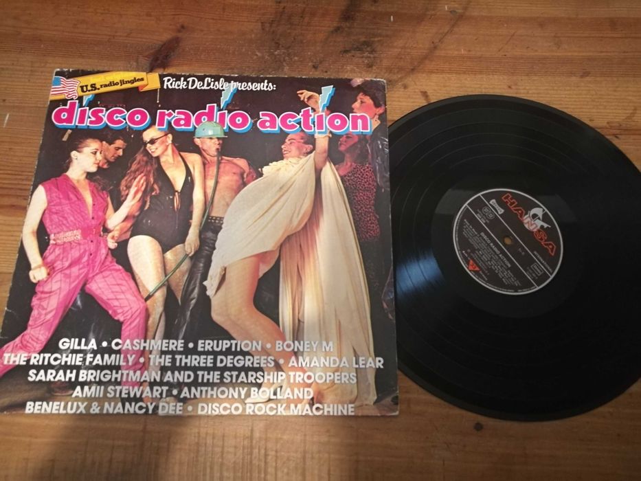 VARIOS (DISCO-DANCE) - RICK DE LISLE PRESENTS : Disco Radio Action (THE R Family, Boney M, Am Leer, Eruption ETC) LP