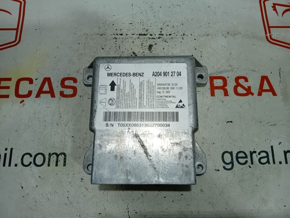 Centralina de Airbag Mercedes Class C W204 A2049012704 Original