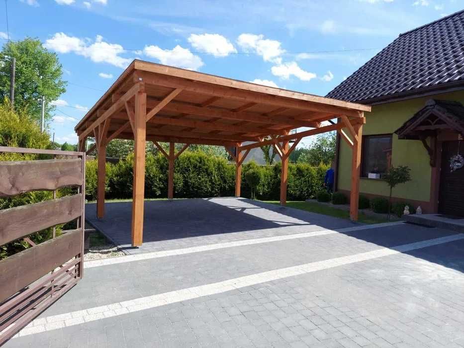 WIATA JEDNOSPADOWA 4x6.2m Producent! (każdy wymiar) Drewno KVH