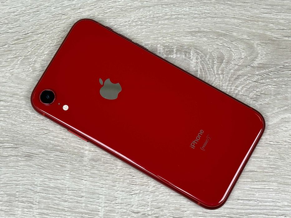 Apple iPhone XR - 64GB - RED Neverlock 100% акумулятор №452