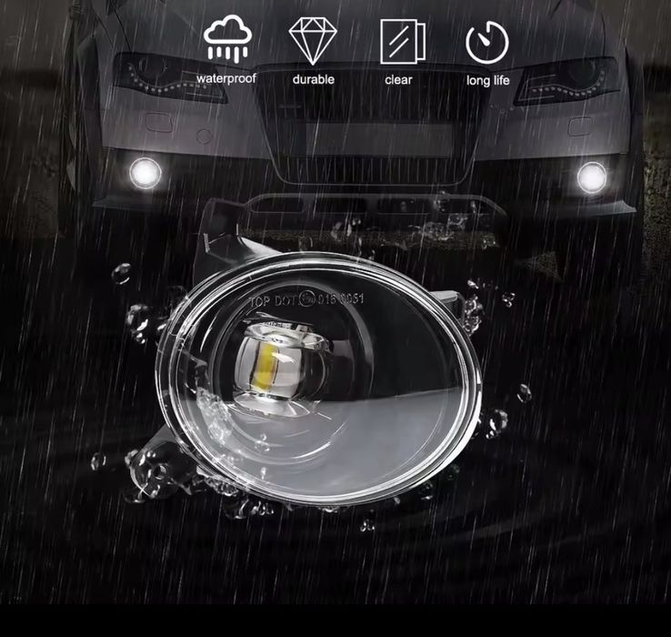 Faróis de nevoeiro com DRL AUDI A1 A4 A5 A6 Q3
