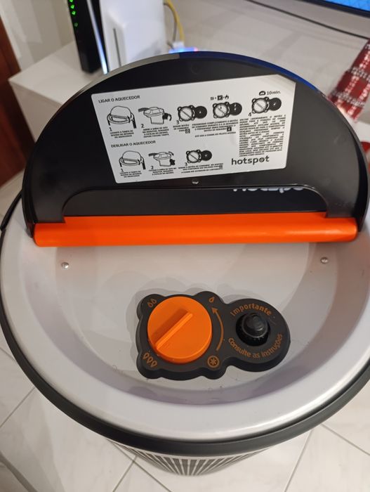 Aquecedor a gás da Galp