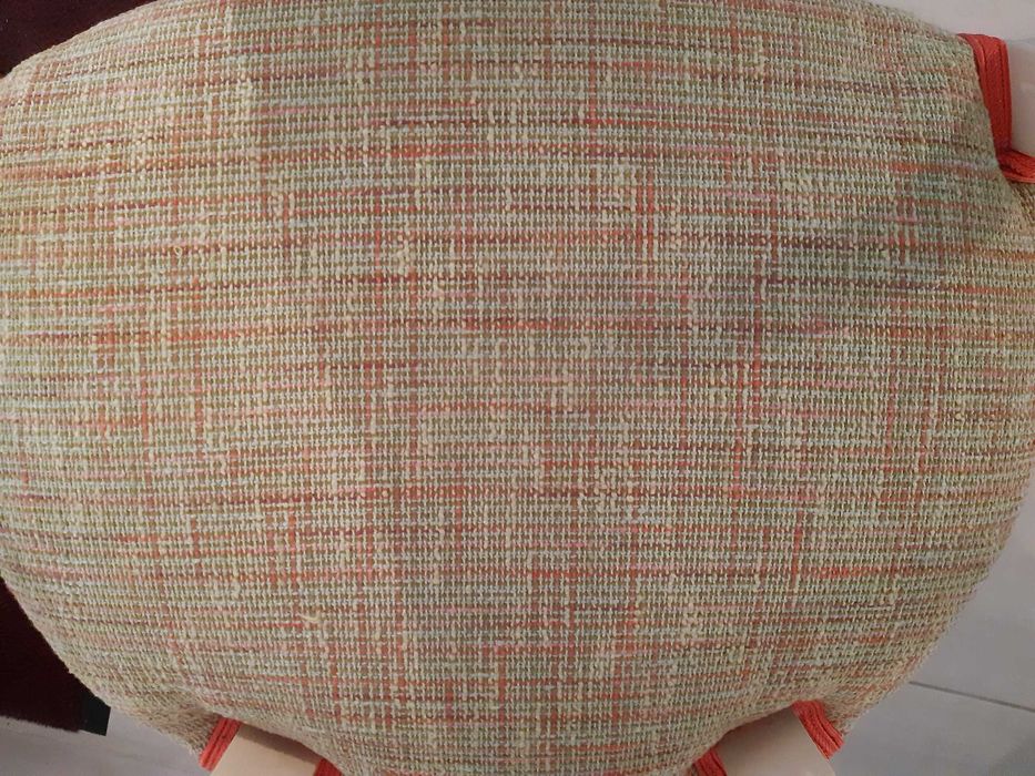 2 cadeiras assento tecido recosto cana