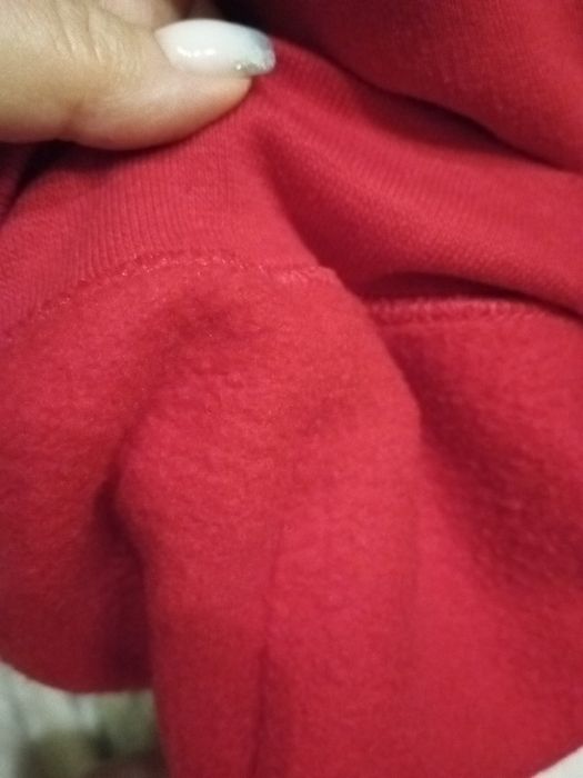 Худі, толстовка червоного кольору на флісі, стан ідеальний, Австрія на