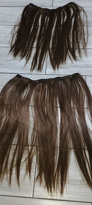 Przedłużki syntetyczne włosy doczepiane na zatrzaski