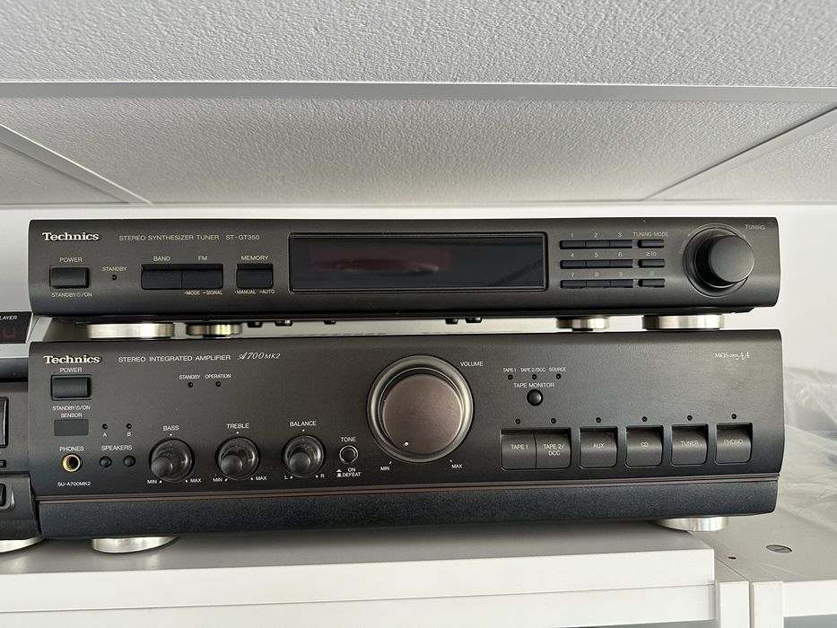 Zestaw Technics SU-A700mk2 ST-GT350 SL-PG590(uszk.) DVD-S29 STX F-110 + bluetooth + toslink