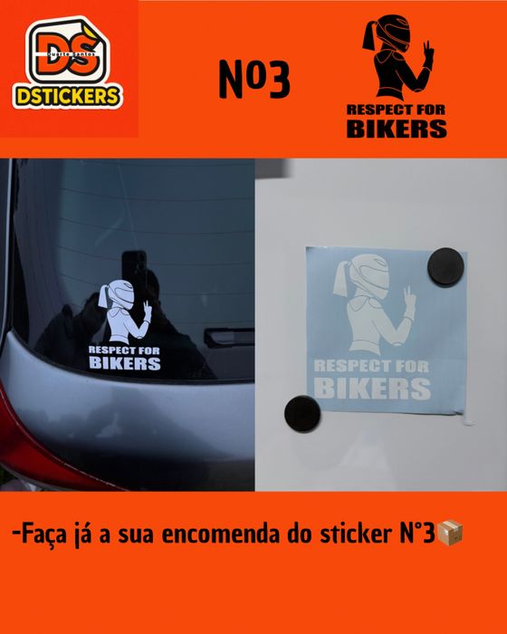 Autocolante “Respect for Bikers”