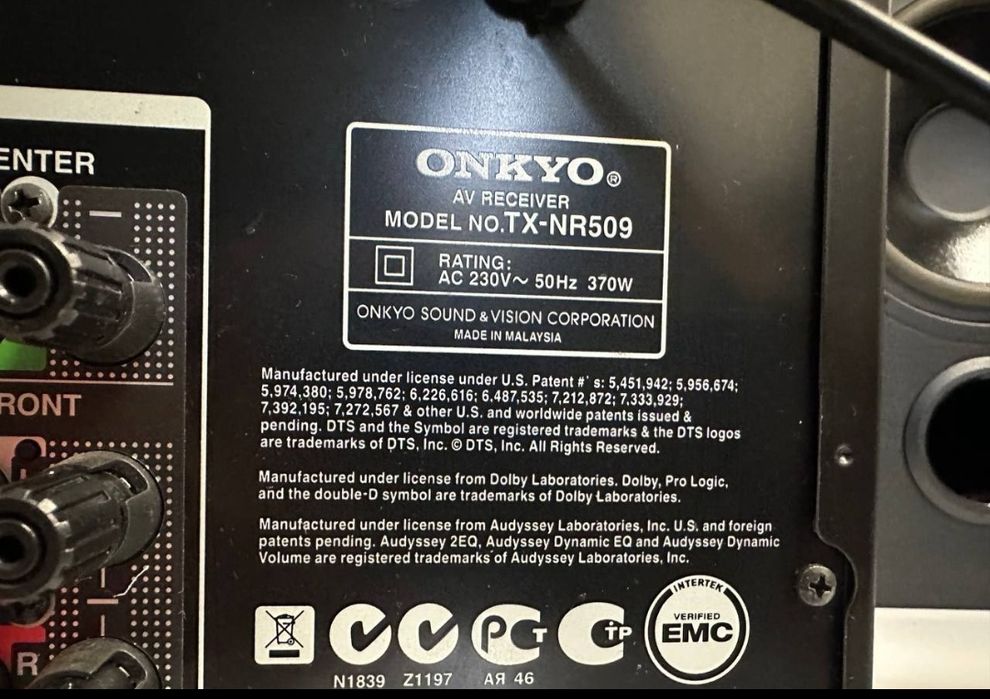 5.1 Amplituner Onkyo TX NR 509, 5*130Wat, HDMI, USB,3D