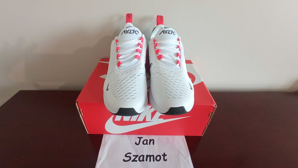 36,5 Buty Nike Air Max 270 White Red Black