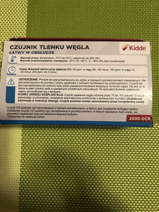 Czujnik tlenku wegla