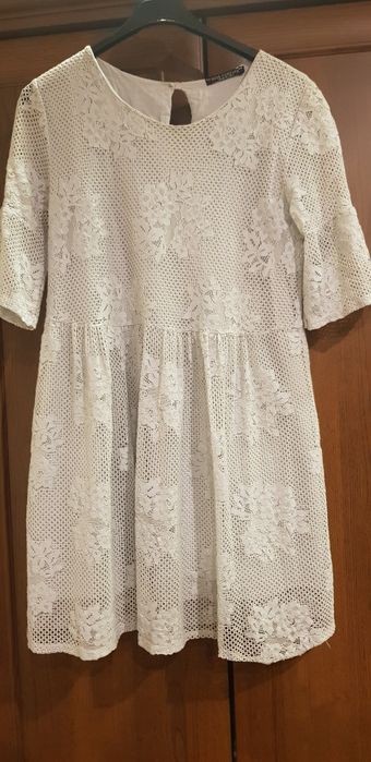 Sukienka tunika żakardowa